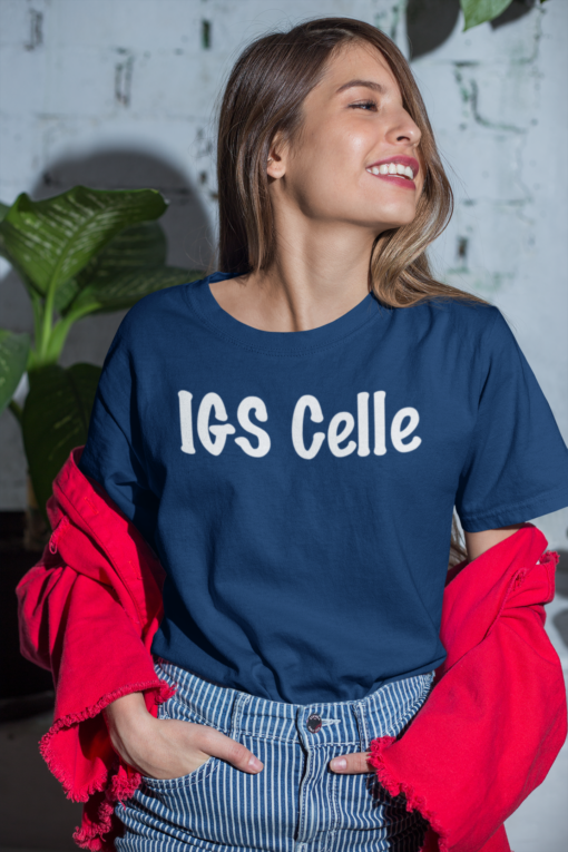 T Shirt IGS Celle Blau Frau 1