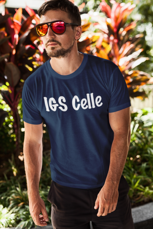 T Shirt IGS Celle Blau Mann