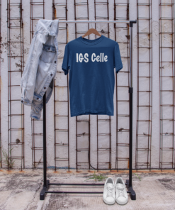 T Shirt IGS Celle Blau Staender